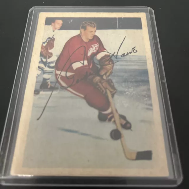 Gordie Howe 1953-54 Parkhurst #50. Mr Hockey. HOFer . Detroit Red Wings.