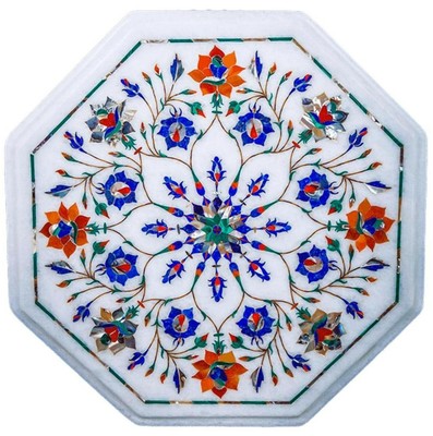 Look Royal Look Marbre Café Table Haut Pietra Dura Art Centre pour Maison 76.2cm 