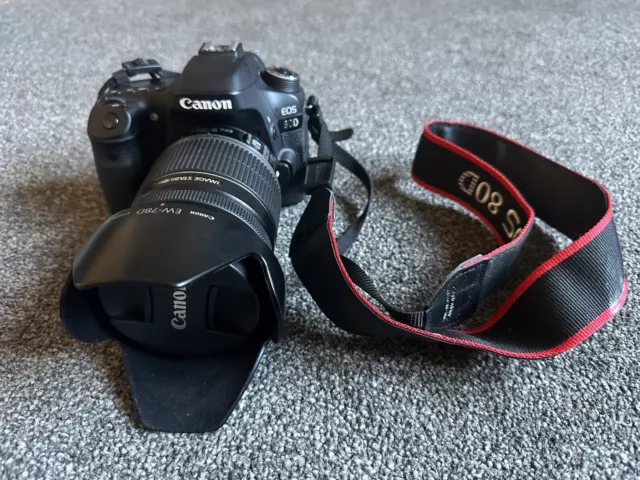 Canon EOS 80D 24.2MP Digital SLR Camera With EF-S 18-200mm Lens BUNDLE