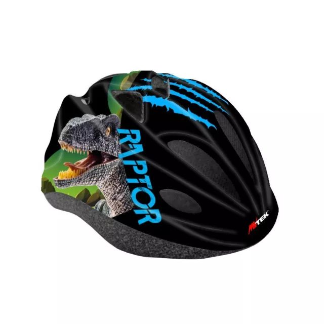 Mvtek Casco Bicicletta Junior RAPTOR Blu - Taglia Unica (52/56cm)