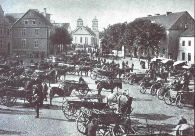 Samotschin/ Szamocin im Kreis Colmar- Wochenmarkt (Posen) 1924