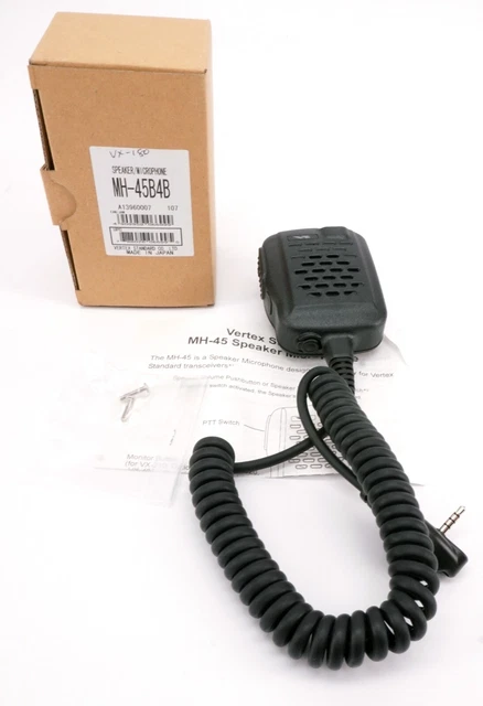 Motorola/Vertex Mic MH-45B4B VX-231 VX-350 VX-410 VX-420 VX-450 VX-531