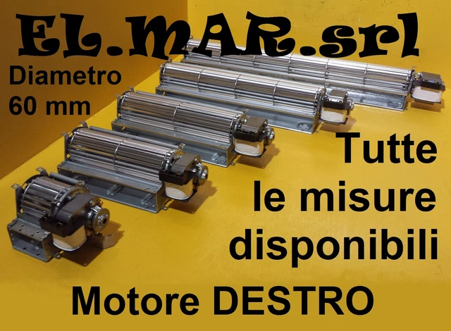 Ventilatore Tangenziale 30cm + Motore DX - Per Stufe Pellet 230V - Portata 270m3/h - Foto 6