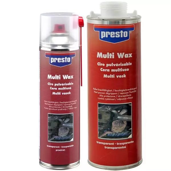 Multi Wax Wachs 500 ml PRESTO 432125 transparentes Korrosionsschutzmittel weiß
