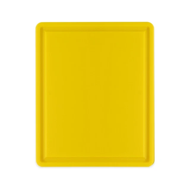 Schneidebrett aus gewelltem Polyethylen Küchenbrett Küche/Brett Gelb 325x265x1