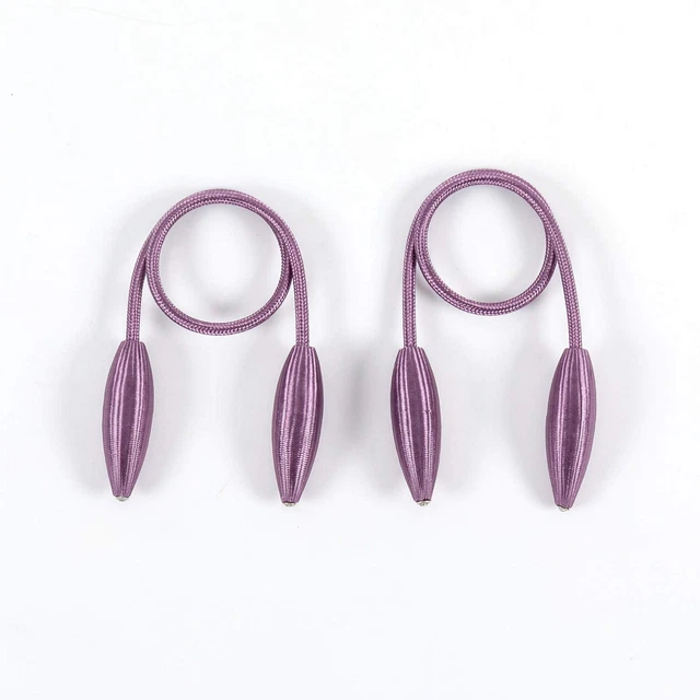 Beautiful Curtain Holder tieback color Purple for Home Decor Set of 2