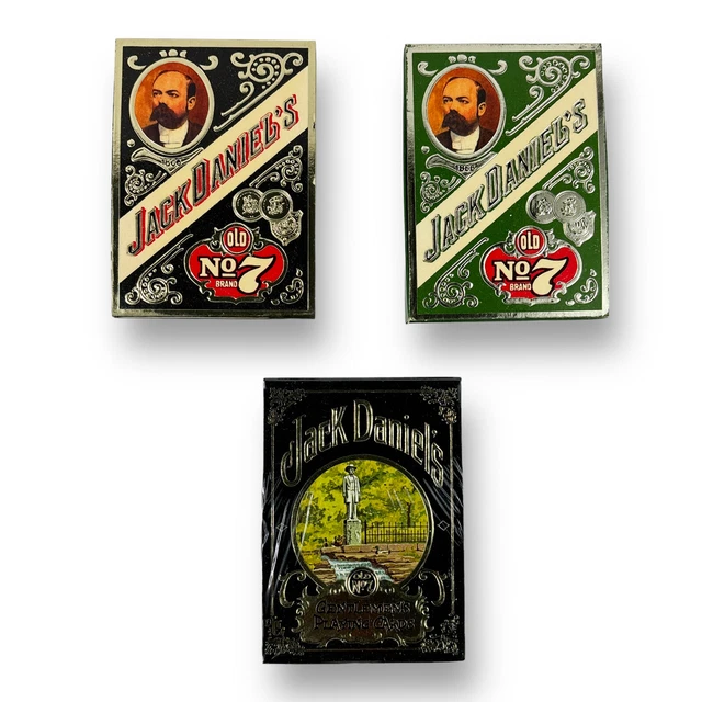 SEALED JACK DANIELS Old No. 7 Whiskey Gentleman’s Playing Cards Decks