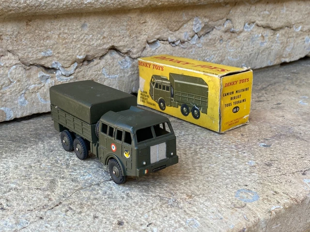 DINKY TOYS France BERLIET tous terrains ref : 80 D + boite d’origine vintage TBE
