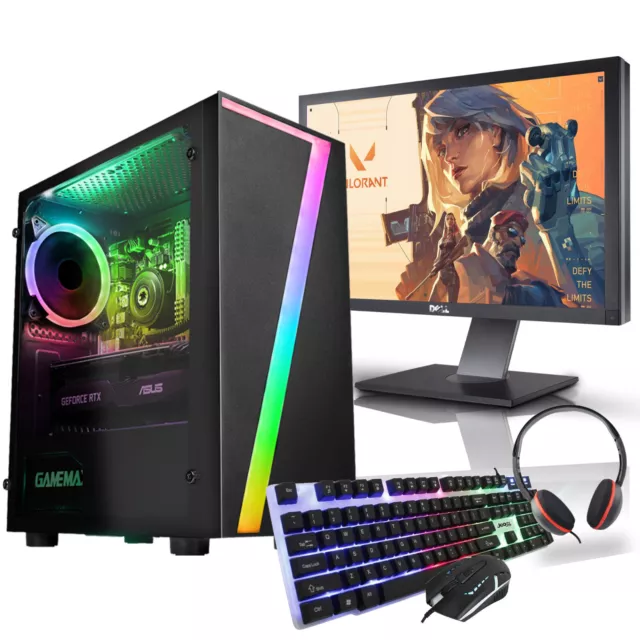 Fast gaming pc computer bundle intel quad best sale core i5 16gb 1tb windows 10 2gb gt710