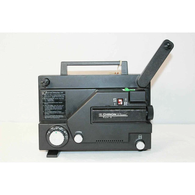 Chinon Whisper 727 Variable Speed 8mm Projector - UNTESTED PARTS or REPAIR