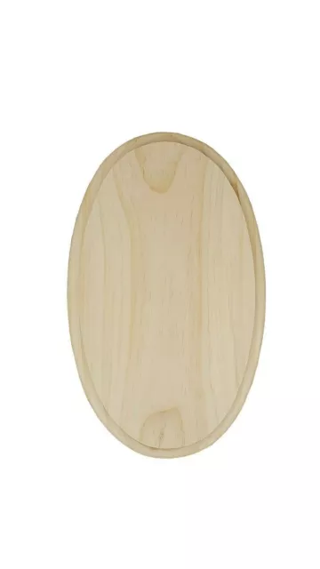 Timber Oval Craft art shape 385mm Australian Made wooden