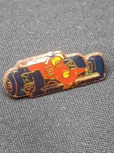 Pin's Autoreve Formule 1 Bugatti 35, Zamac, Signé Ballard, Fin Or, Vintage