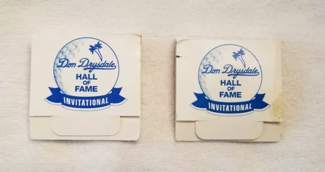 Lot of Two, Four Packs Tees Don Drysdale Dodgers Hall of Fame Golf Invitational