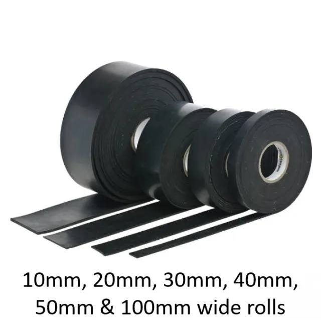 Neoprene Rubber Strip Many Widths & Thicknesses - 1m, 2.5m, 5m, 7.5m & 10m Rolls