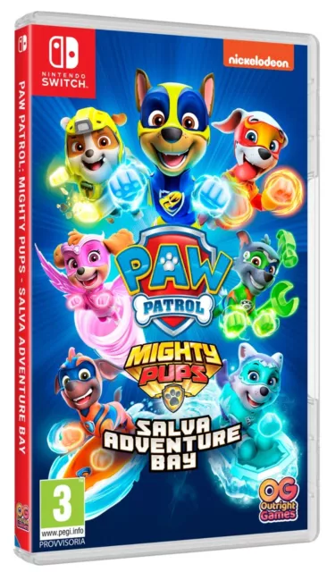 NINTENDO SWITCH PAW PATROL MIGHTY PUPS in ITALIANO gioco COME NUOVO - PAL ITA