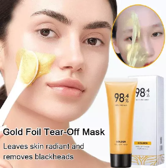 Gold Collagen Anti Aging Facial Peel-off Mask Skin Firming Moisturizing Care 80g