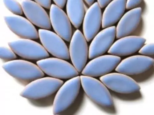 Cornflower Blue Ceramic Petals - Mosaic Tiles Supplies Art Craft