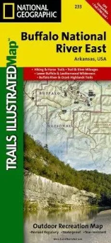 Buffalo National River East: Trails Illustrated National Parks