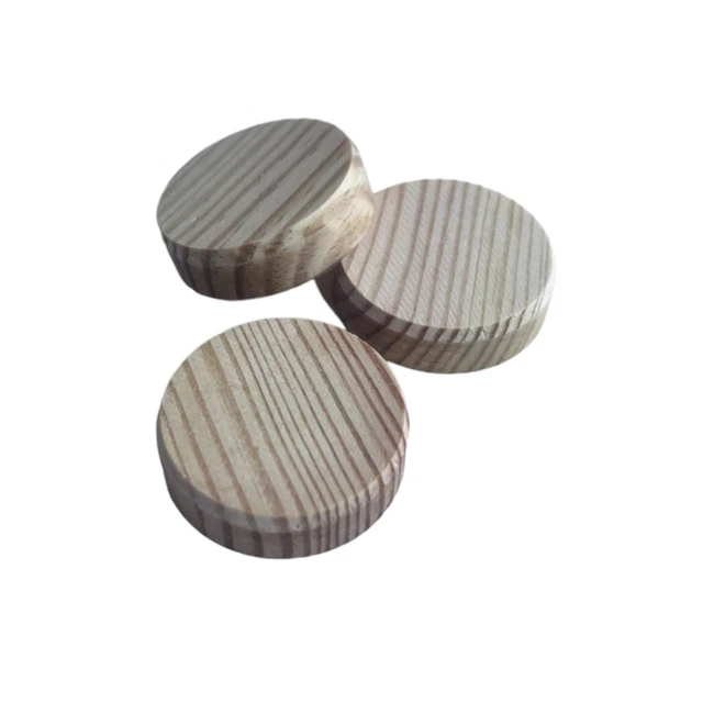 Holzscheibe Konusplättchen Holzplätchen Querholzplättchen 10mm Bohrlochabdeckung