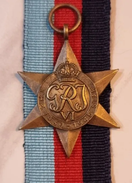 Genuine The 1939-45 Star WW2 Medal With Ribbon