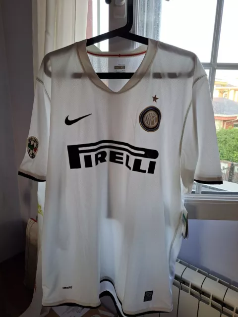 Camiseta Inter Milan 2008-09 Fútbol BNWT Maillot Foot Maglia Calcio