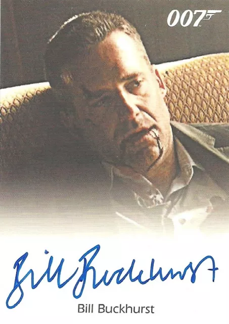 James Bond Archives 2015 - Bill Buckhurst "Ronson" Autograph Card