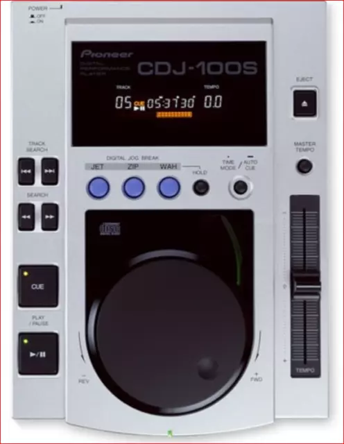 Pioneer CDJ-100S Professional DJ Compact Disc CD Player