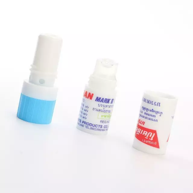 6 POY SIAN MARK 2 II NASAL INHALER CAMPHOR OIL and EUCALYPTUS MENTHOL COLD FLU 2