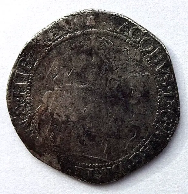 James VI of Scotland Thirty Shillings mm Thistle 1567-1625  aF/F