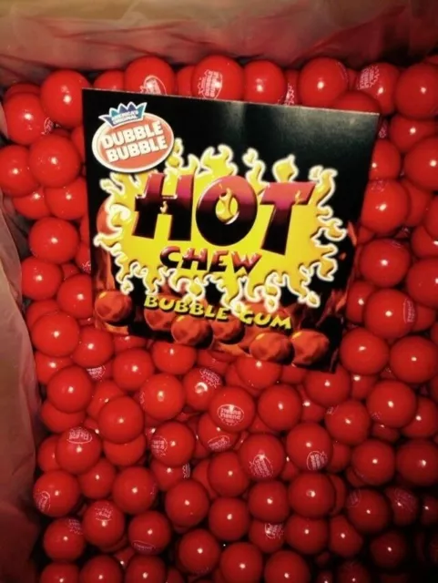 Dubble Bubble Concord Hot Chew Dubble Bubble Gumballs 5Lb Gum Balls 1 Inch