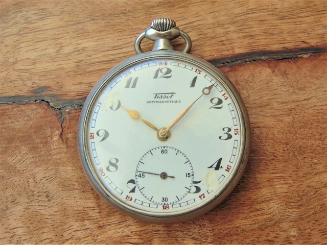 STAINLESS ROYAL NAVY HS3 Broad Arrow H. Golay Son Ltd Tissot