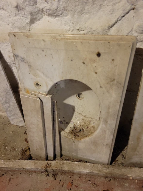 Lot Of 6 Antique Marble Bath Sinks - Architectural Salvage Reseller LOT Local PU
