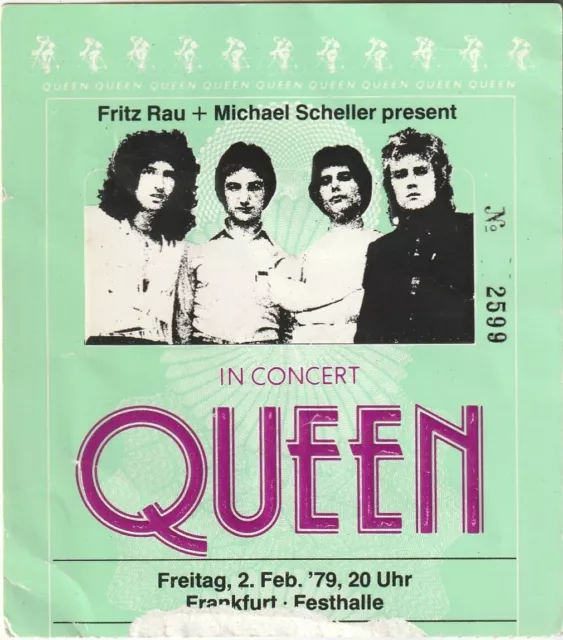 Queen | Tour 1979 | Frankfurt || Konzertkarte Concert Ticket