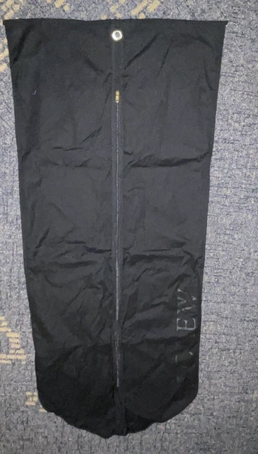 J Crew Zip Up Garment Bag for Suits Dresses Cloth Hangable Foldable Storage Bag