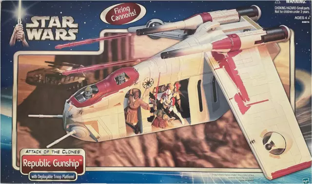 Hasbro Star Wars Attack of the Clones AOTC Republic Gunship (sigillato nello spedizioniere)