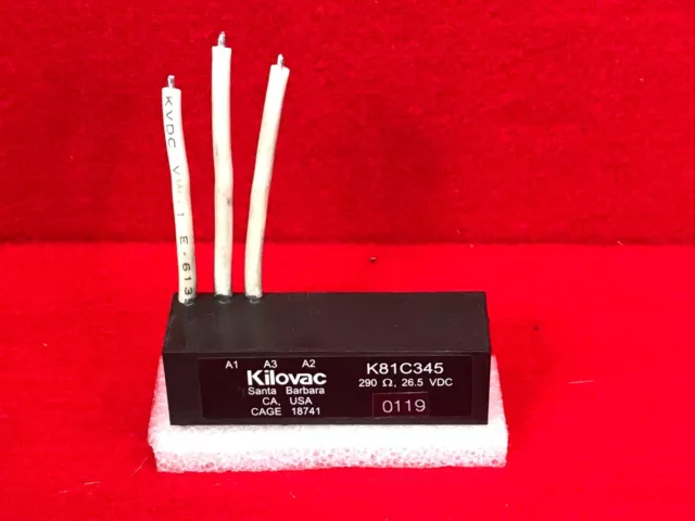 TE Connectivity KILOVAC K81C345 HV Power Relay SPDT 26.5 VDC, 10kV, 290 ohm, 5A