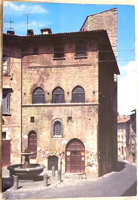 CARTOLINA GUBBIO PALAZZO DEL BARGELLO (non viaggiata)