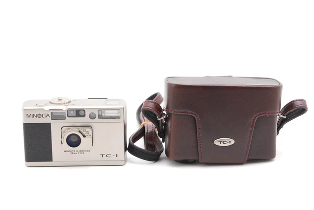 [NEAR MINT w/ Case] MINOLTA TC-1 Point & Shoot 35mm Film Compact Camera JAPAN