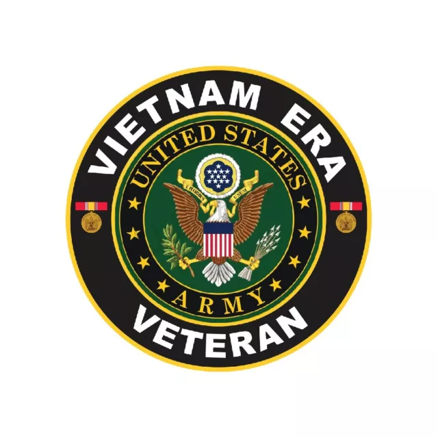 Vietnam Era Veteran Military Vinyl Decal Sticker Car Truck Etc Us Army