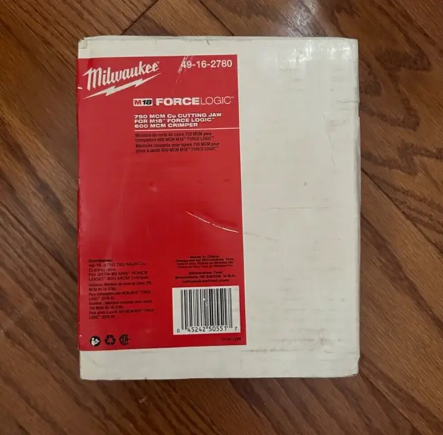 Milwaukee 49-16-2780 750 MCM Cu Al Cable Cutting Jaw (New In Box)
