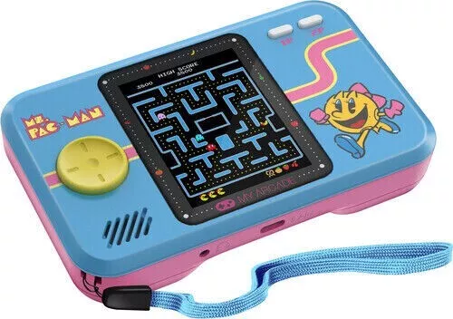 My Arcade MS. PAC-MAN Pocket Player Pro Handheld Portable Gaming DGUNL-7010