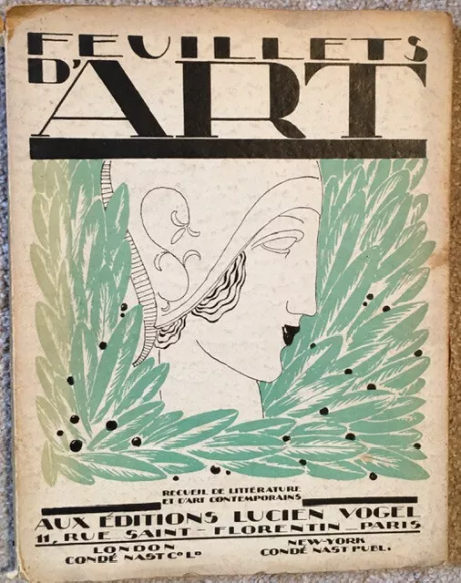 LES FEUILLETS D'ART N° I  2ème année  octobre 1921 incomplet