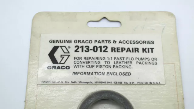 Genuine Graco Repair Kit 213012 For 1:1 Fast-Flo Pumps *NEW* 3