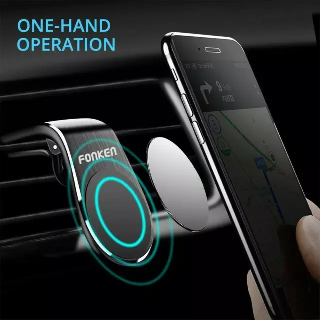 Magnetic Car Phone Holder Car Mount Stand Air Vent Clip Mount