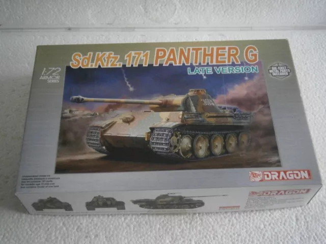 Maquette Ww2 Char Panzer Allemand Sdkfz 171 Panther. G  Dragon 7206 1/72