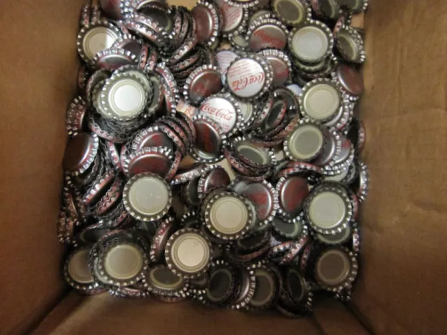 50 Silver Coca-Cola Bottle Caps -Never Used- NOS