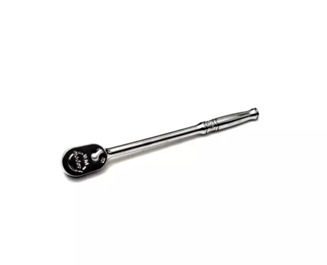Snap-on Tools NEW TL72 1/4" Drive Chrome Fine Tooth Long Handle Ratchet USA