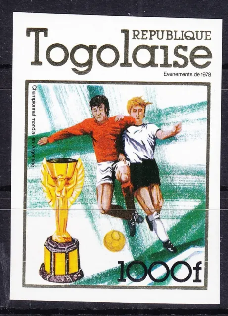 Togo 1282 postfrisch Fußball WM 1978 Argentinien #RH511