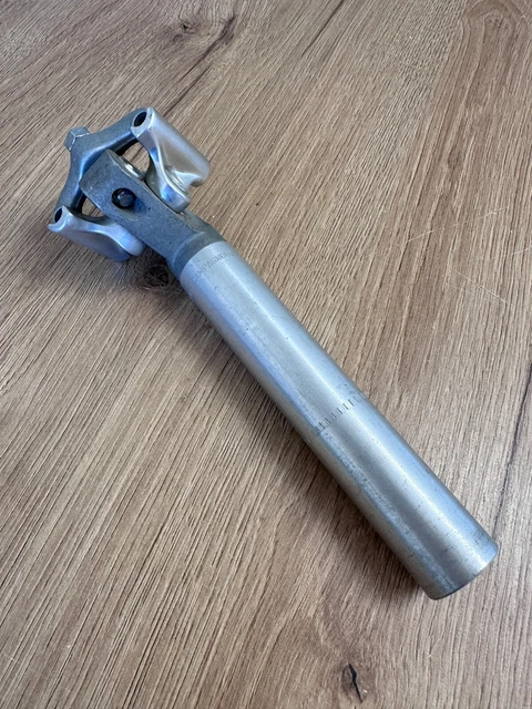 Tige De Selle Campagnolo – 25 Mm X 210 Mm – Argent – Vintage Vélo – Italie