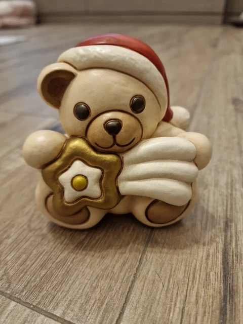 THUN TEDDY NATALE con stella cometa e scatola in latta LIMITED